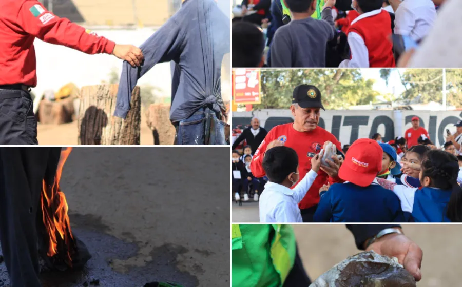 Xoxocotlán impulsa taller preventivo para proteger a la niñez de la pirotecnia