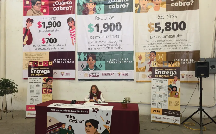 Más de 5 mil 853 millones de pesos, destinados a Becas Bienestar en Oaxaca durante 2025