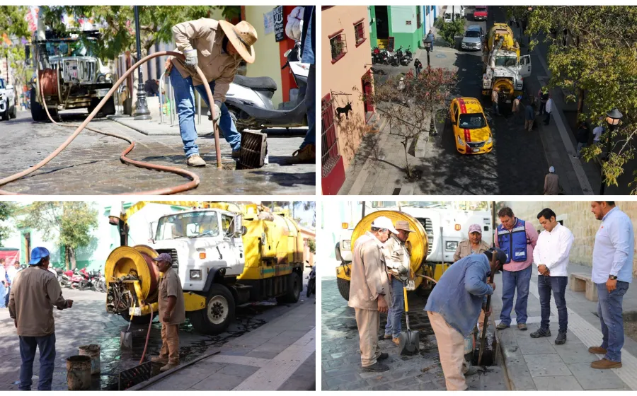 Exhorta Soapa a evitar descargar desechos orgánicos en la red pluvial del Centro Histórico