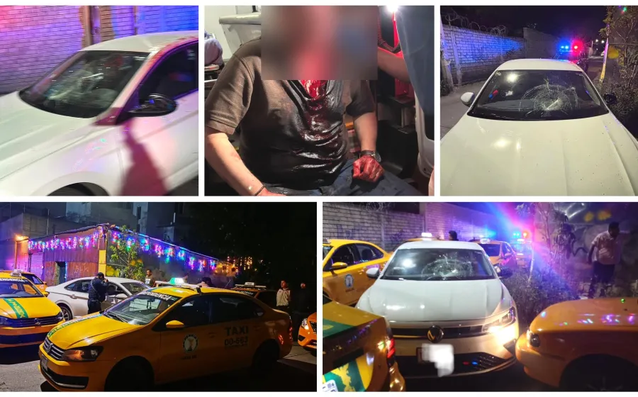 Evidencian a taxista monta choque