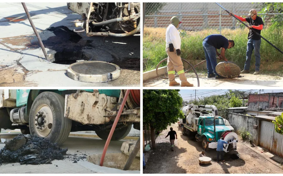 Xoxocotlán refuerza la salud pública con labores de mantenimiento y desazolve