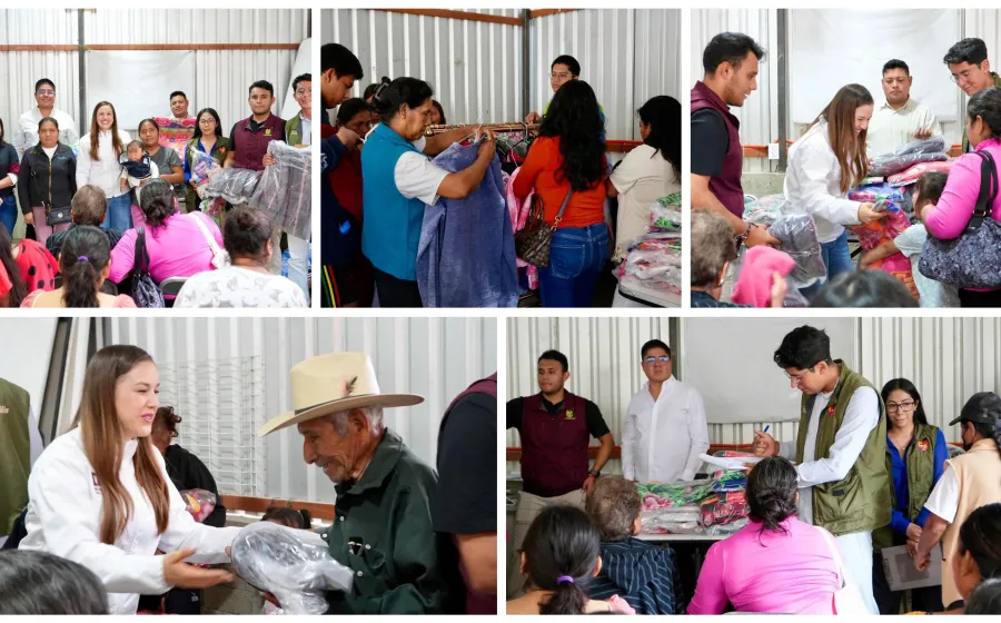 DIF Municipal de Oaxaca de Juárez lleva “Cobijando Corazones” a Santa Rosa Panzacola