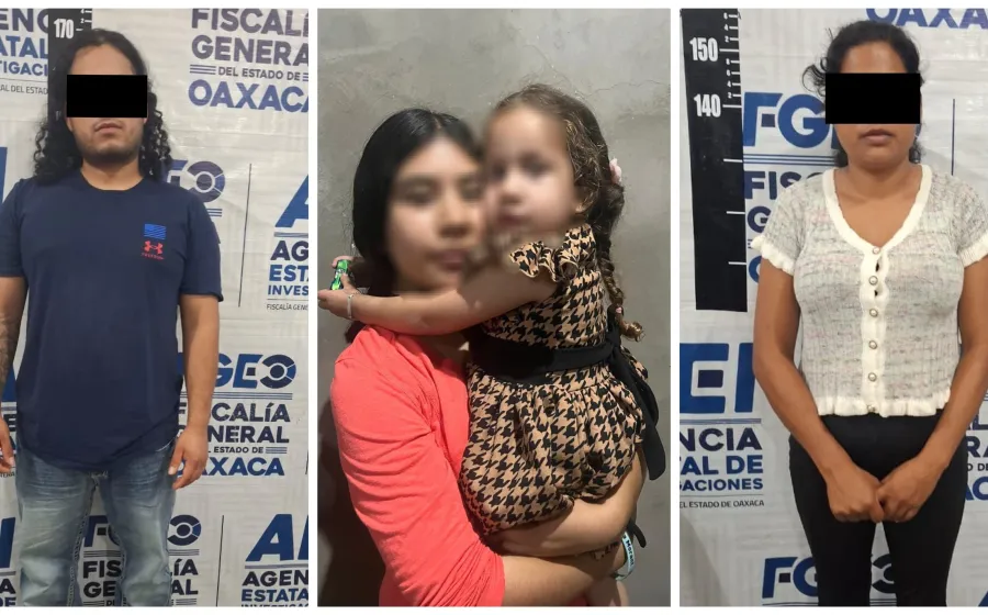 Rescatan a niña, la regresan con su  madre y detiene a dos familiares por violencia familiar y violencia vicaria