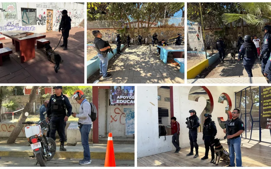 Seguridad escolar en Santa Lucía del Camino