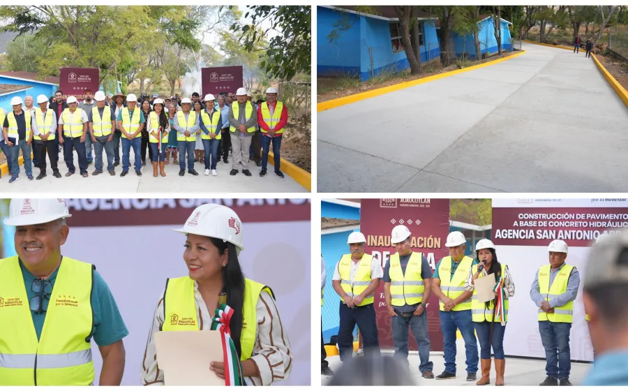 En Arrazola, entrega  Nancy Benitez pavimento que se traduce en calidad de vida