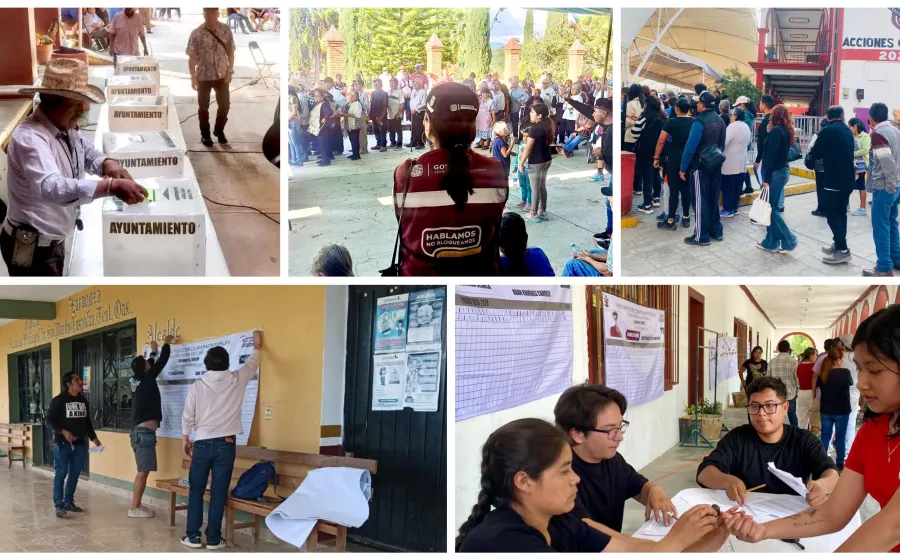 Oaxaca consolida la gobernabilidad: elecciones en paz y reducción histórica de bloqueos