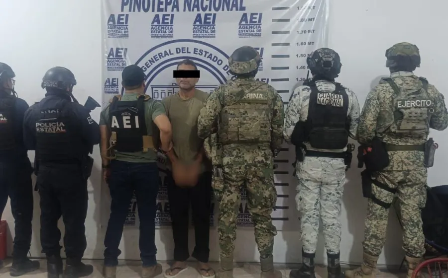 Lo detienen por doble homicidio cometido en Santiago Pinotepa Nacional