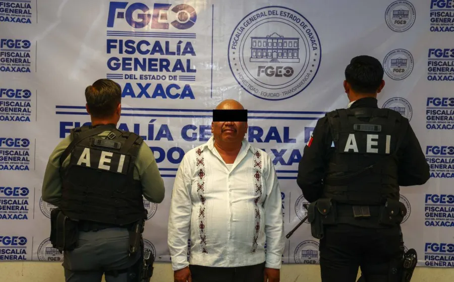 Lo detienen por homicidio cometido con arma de fuego en la Mixteca