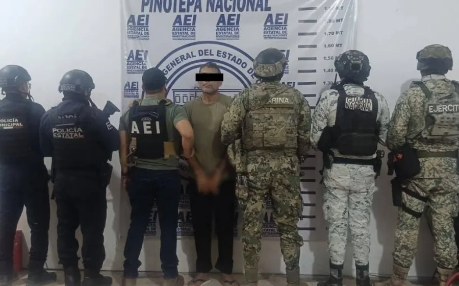 Lo detienen por doble homicidio cometido en Santiago Pinotepa Nacional