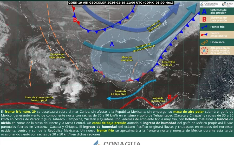 Se prevé mejora en las condiciones meteorológicas en Oaxaca: Protección Civil