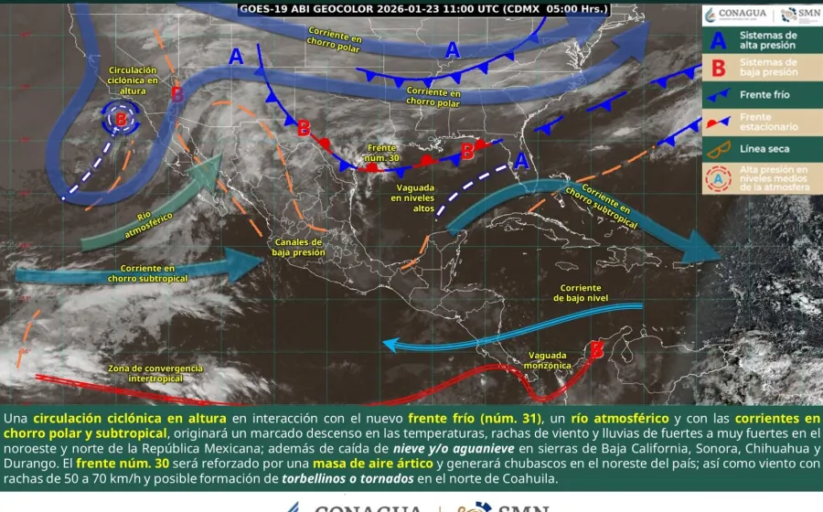 Persistirá tiempo frío y ventoso este viernes en Oaxaca: Protección Civil 