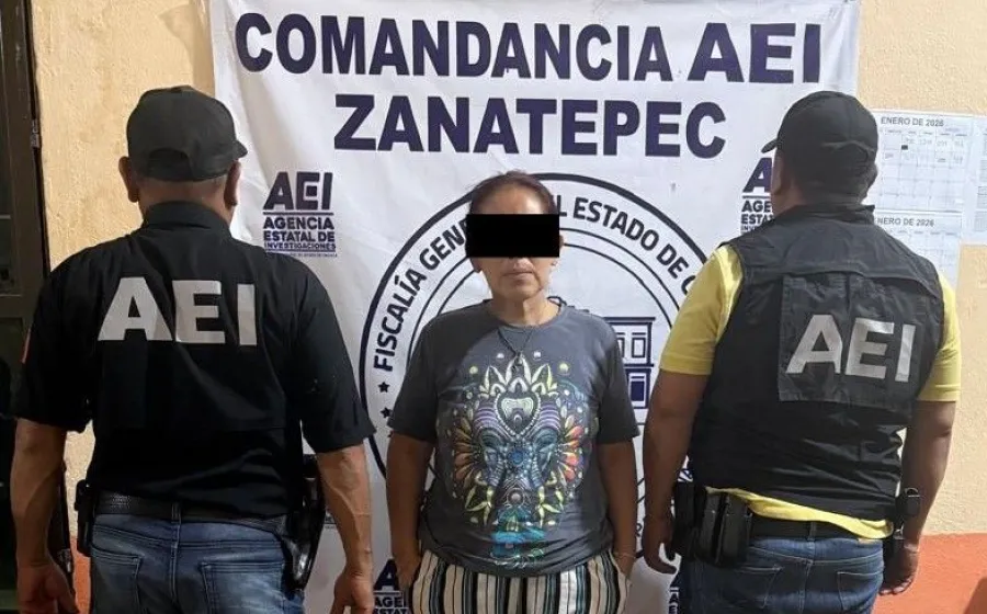 Fiscalía de Oaxaca detienen a mujer por homicidio de un menor de edad, que era su hermano, ocurrido en Puebla