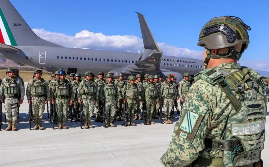 Mil 600 elementos del Ejército mexicano refuerzan la seguridad en Mazatlán y Culiacán Sinaloa 