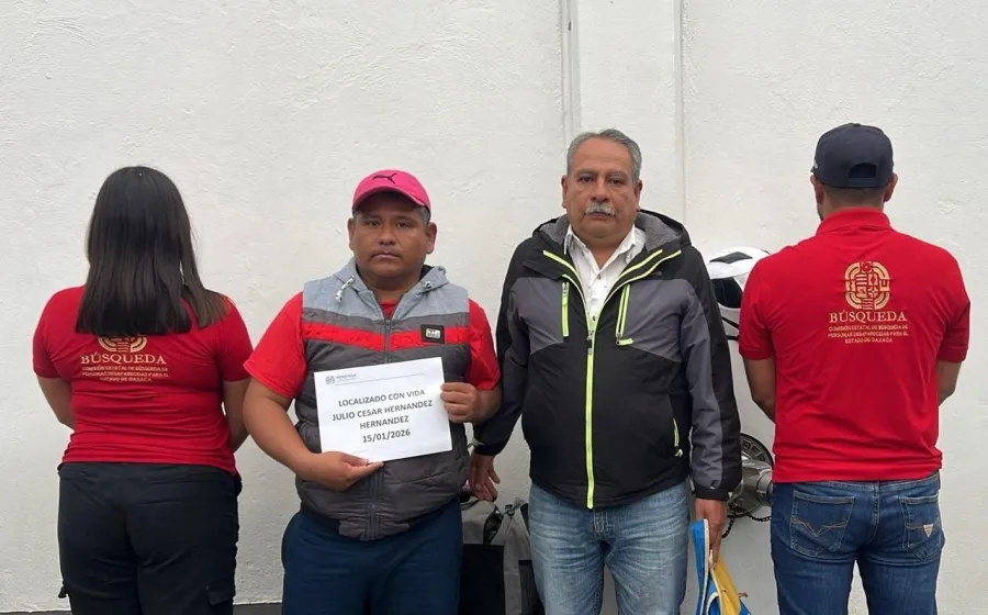 Localiza CLB Oaxaca a persona desaparecida y concreta su reintegración familiar