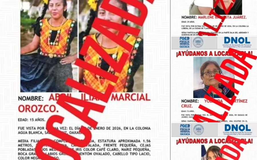 Localizan a cuatro mujeres reportadas como no localizadas en distintas regiones del estado