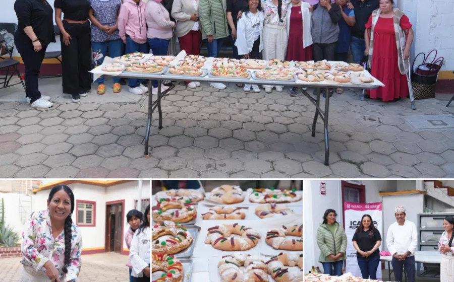 Mujeres xoxeñas participan en Taller de Elaboración de Rosca de Reyes