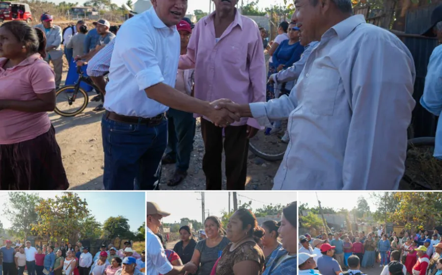 Platica Nino Morales, con sus paisanos de la Heroica Villa de San Blas Atempa*