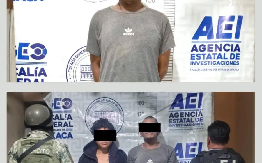 Fiscalía de Oaxaca captura a dos personas por robo de vehículo cometido en el Valle de Etla