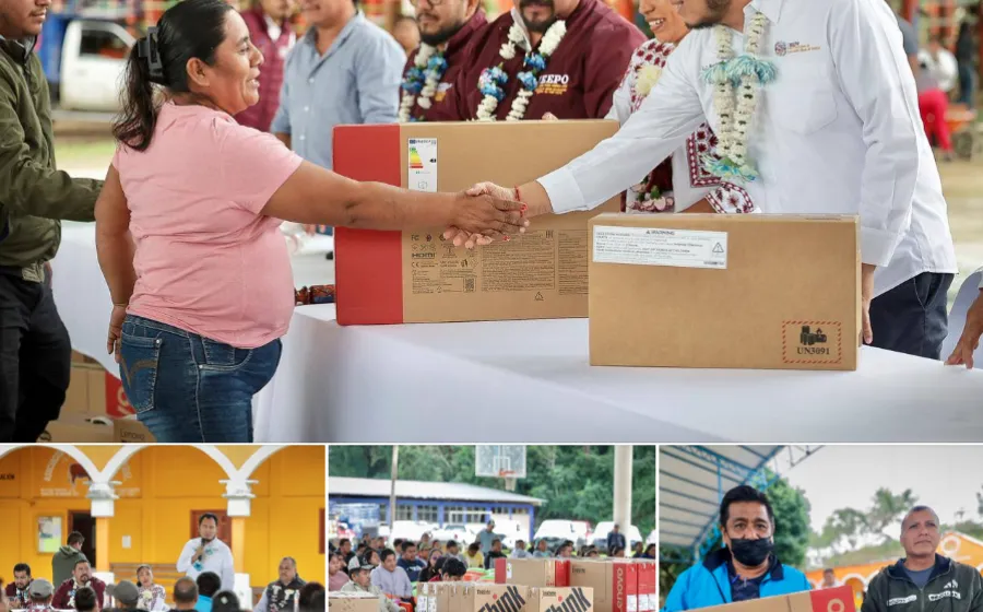 Entrega IEEPO equipo tecnológico a 360 escuelas del Istmo de Tehuantepec y Sierra de Juárez 