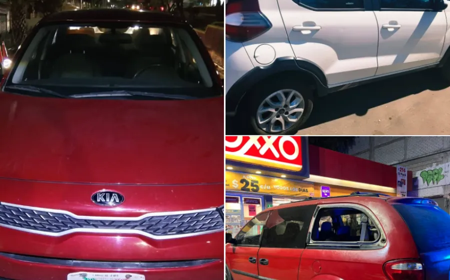 Recupera Policía Vial Estatal 3 vehículos con reporte de robo en acciones coordinadas con el C5i