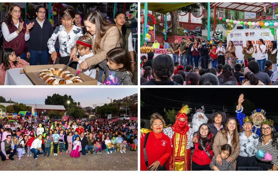 Ruta de Reyes lleva alegría a vecinitas y vecinitos de San Martín Mexicapam y San Juan Chapultepec