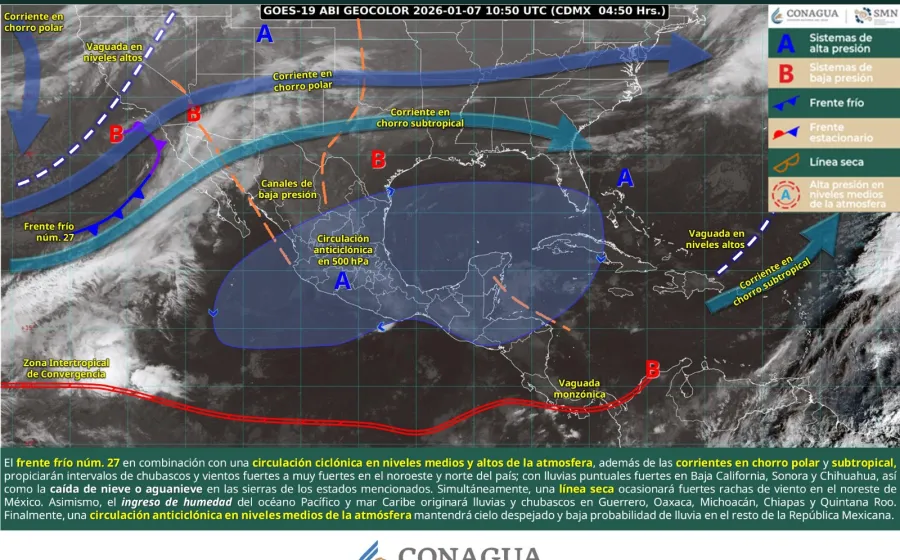 Condiciones estables favorecerán heladas en zonas montañosas de Oaxaca: Protección Civil  
