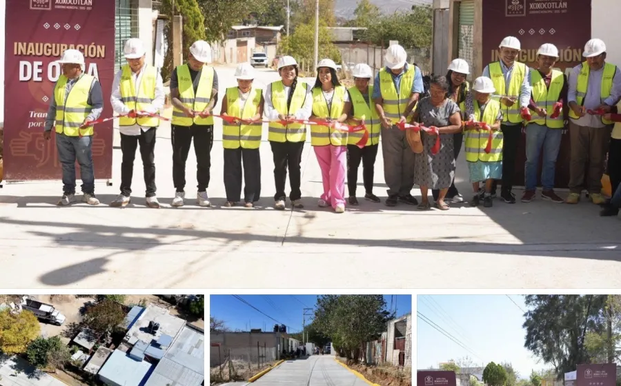 Arranca enero con progreso: Nancy Benítez Zarate entrega obras en colonias y agencia