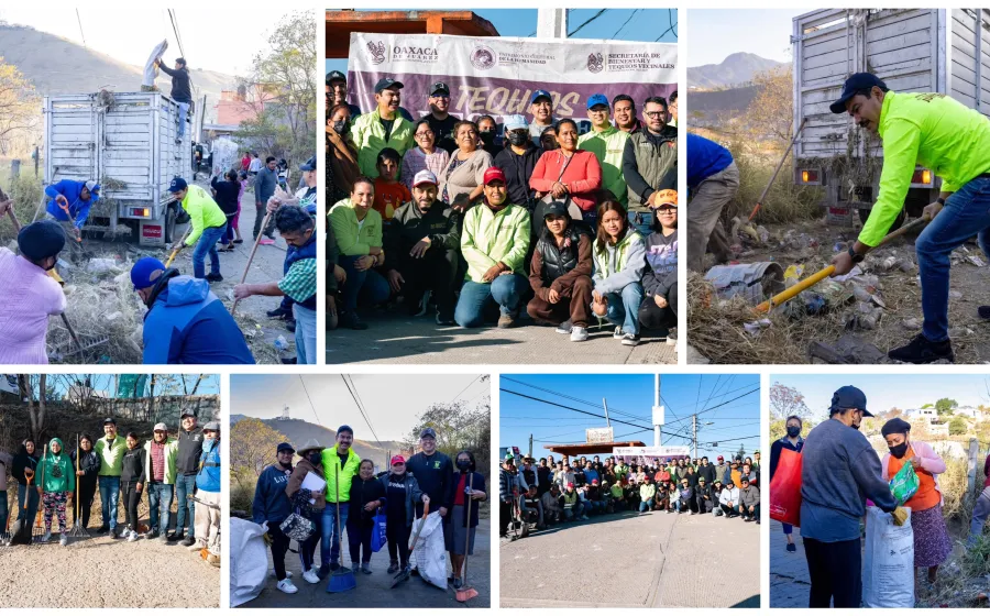 El año arranca con tequio y trabajo en territorio