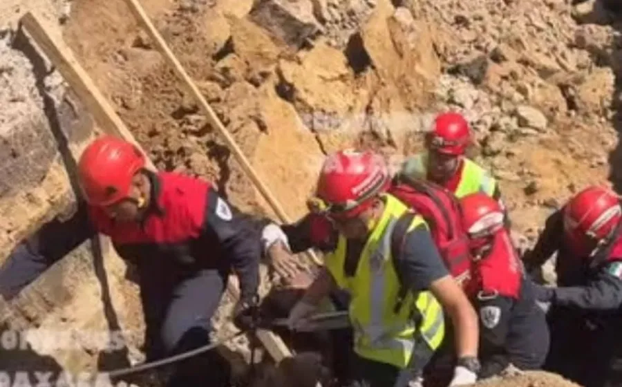 Sobre incidente en trabajos de drenaje en la zona sur de Oaxaca de Juárez, Municipio informa: