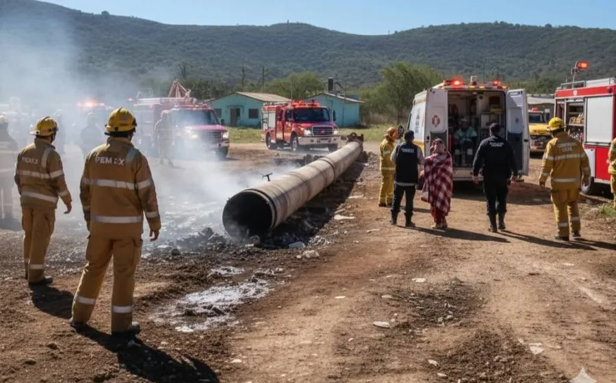 Ingenieros fallecidos son identificados tras la explosión en la  estación de Pemex