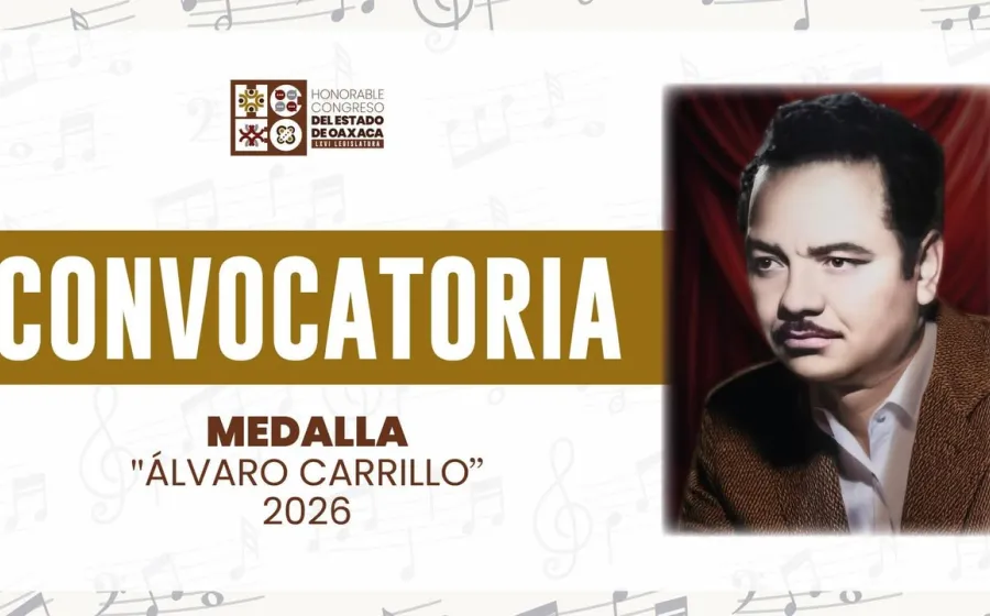 Convoca Congreso local a participar por la Medalla “Álvaro Carrillo” 2026