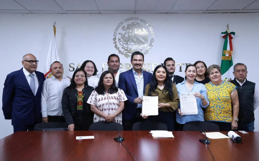 Recibe Congreso del Estado iniciativa del municipio de Oaxaca de Juárez para reducir impuestos en beneficio de la ciudadanía