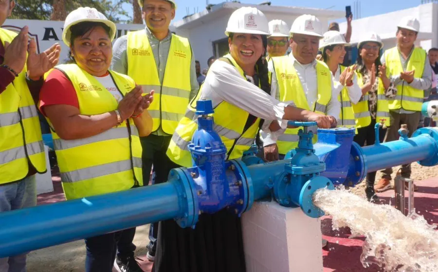 Xoxocotlán reduce el rezago de servicios básicos con nuevo pozo y obras sociales