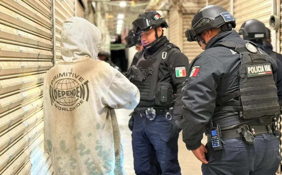 Operativo Luciérnaga en la Central de Abasto