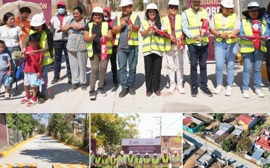 Impulsa Nancy Benítez bienestar de Xoxocotlán con nuevas obras de infraestructura