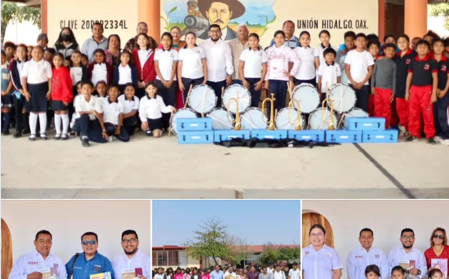 IEEPO impulsa la educación en el Istmo con entrega de apoyos a escuelas 