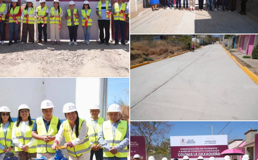 Entrega Nancy Benítez cinco obras para mejorar el abasto de agua, la salud y la movilidad 