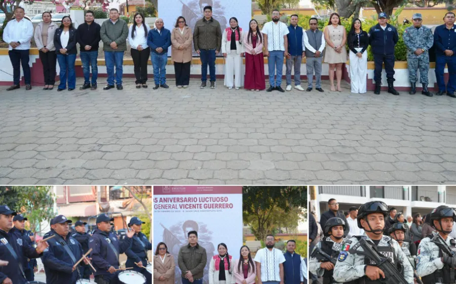 Conmemora Nancy Benítez legado de Vicente Guerrero en su 195 aniversario luctuoso