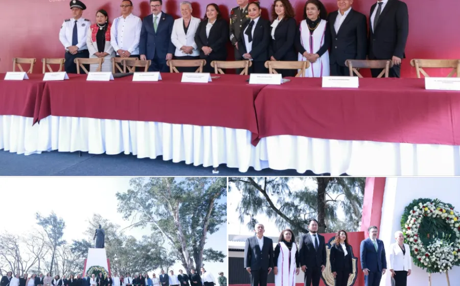 Poder Legislativo participa en ceremonia cívica por el CXCV aniversario luctuoso de Vicente Guerrero