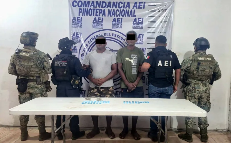 Detienen a dos personas con más de 60 dosis de drogas, estarían vinculados con célula dedicada al narcomenudeo en la Costa