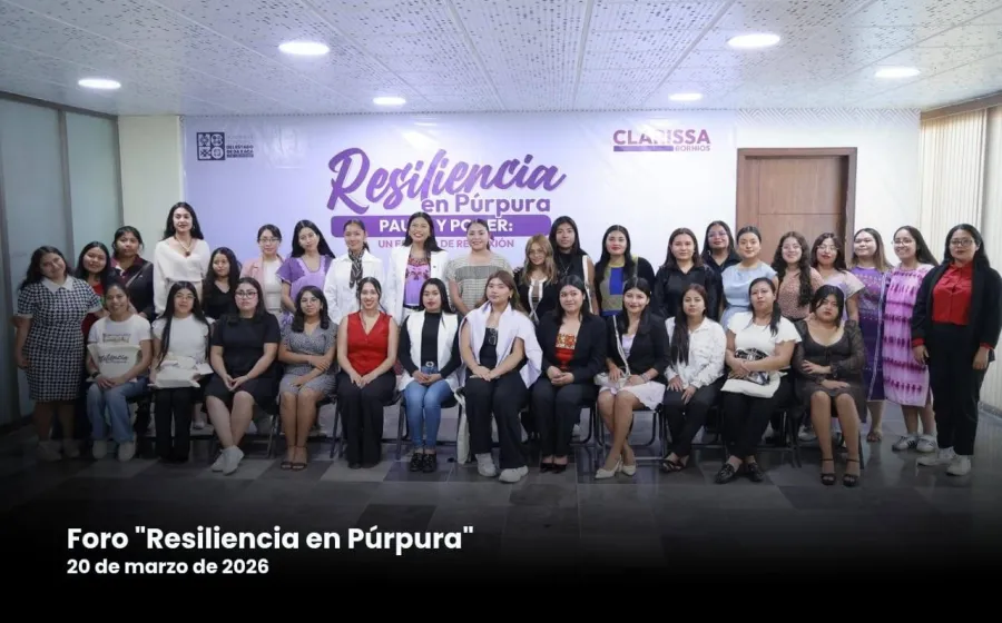 Impulsa Congreso del Estado liderazgo de mujeres jóvenes con el foro “Resiliencia en Púrpura”