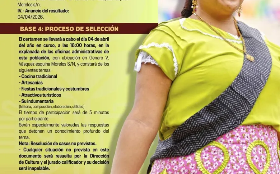 Lanza Xoxocotlán convocatoria para elegir representante de la “Diosa Centéotl 2026”