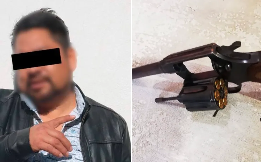 Muy cerca del Mercado de Abasto fue detenido un hombre con arma de fuego