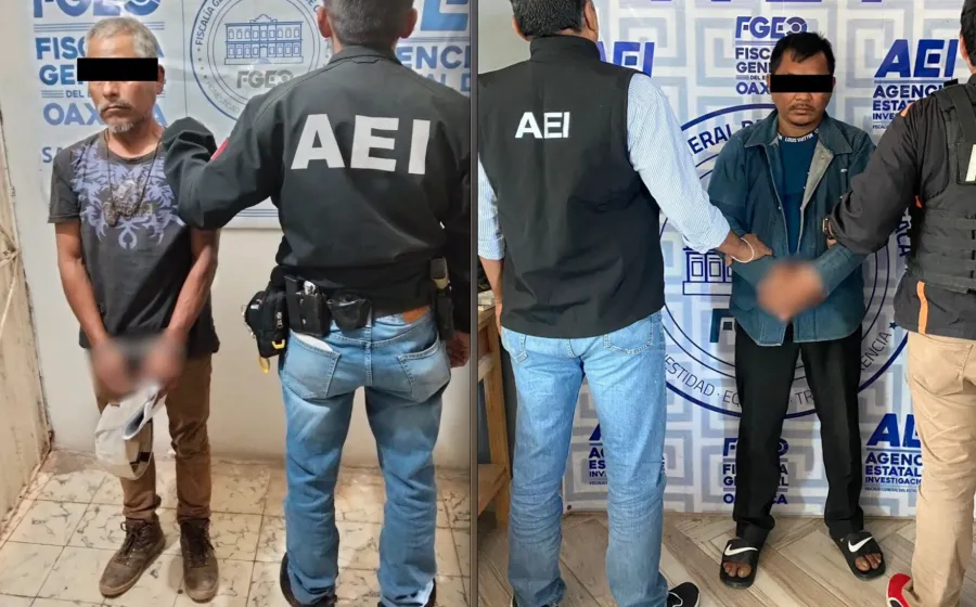 Detienen a dos  por violencia familiar ocurrida en las regiones del Istmo y la Sierra de Flores Magón