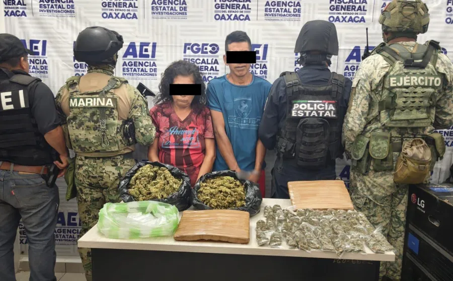 FGEO ejecuta cateo en la región Costa; hay dos personas detenidas y aseguramiento de presuntas drogas