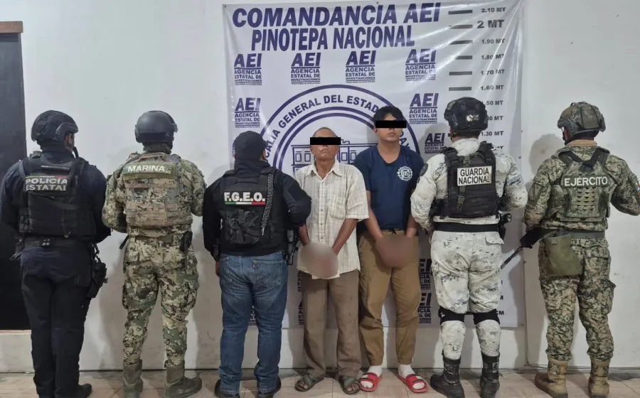 Detienen a padre e hijo por homicidio cometido con arma de fuego en la Costa