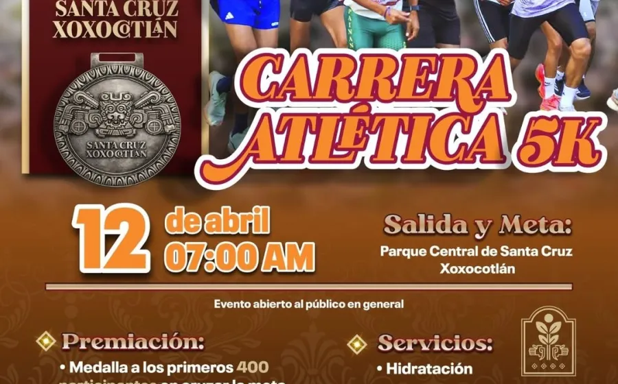Invita Xoxocotlán a Carrera Atlética 5K en el marco de su primer aniversario