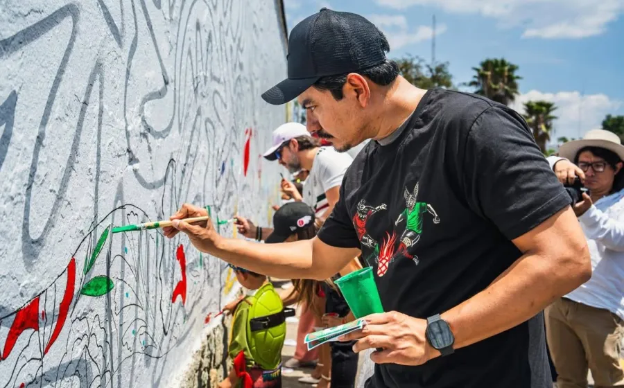 Un mural que se construye entre todas y todos