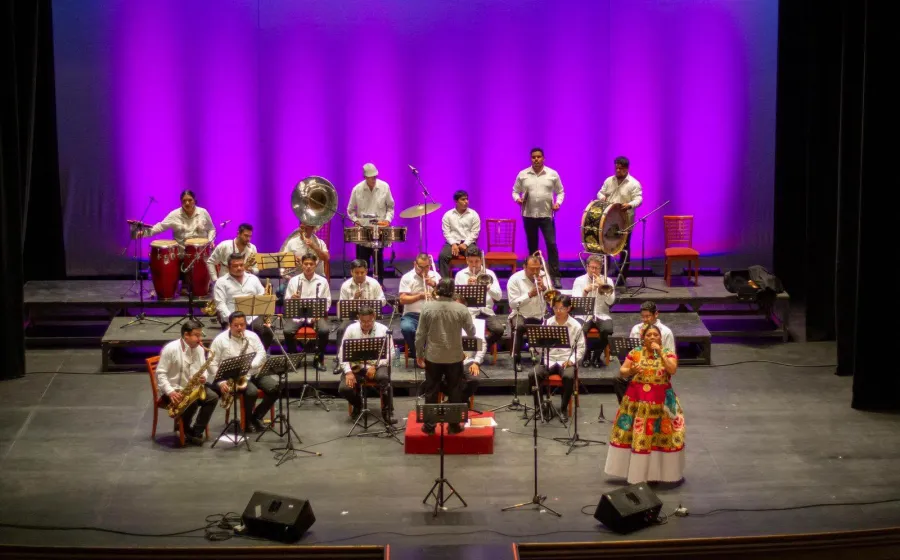 ¡Lleno total en el concierto de la Banda Regional Princesa Donashii!