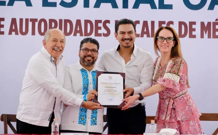 Ray Chagoya asume la Coordinación Estatal de la Asociación de Autoridades Locales de México A.C. en Oaxaca